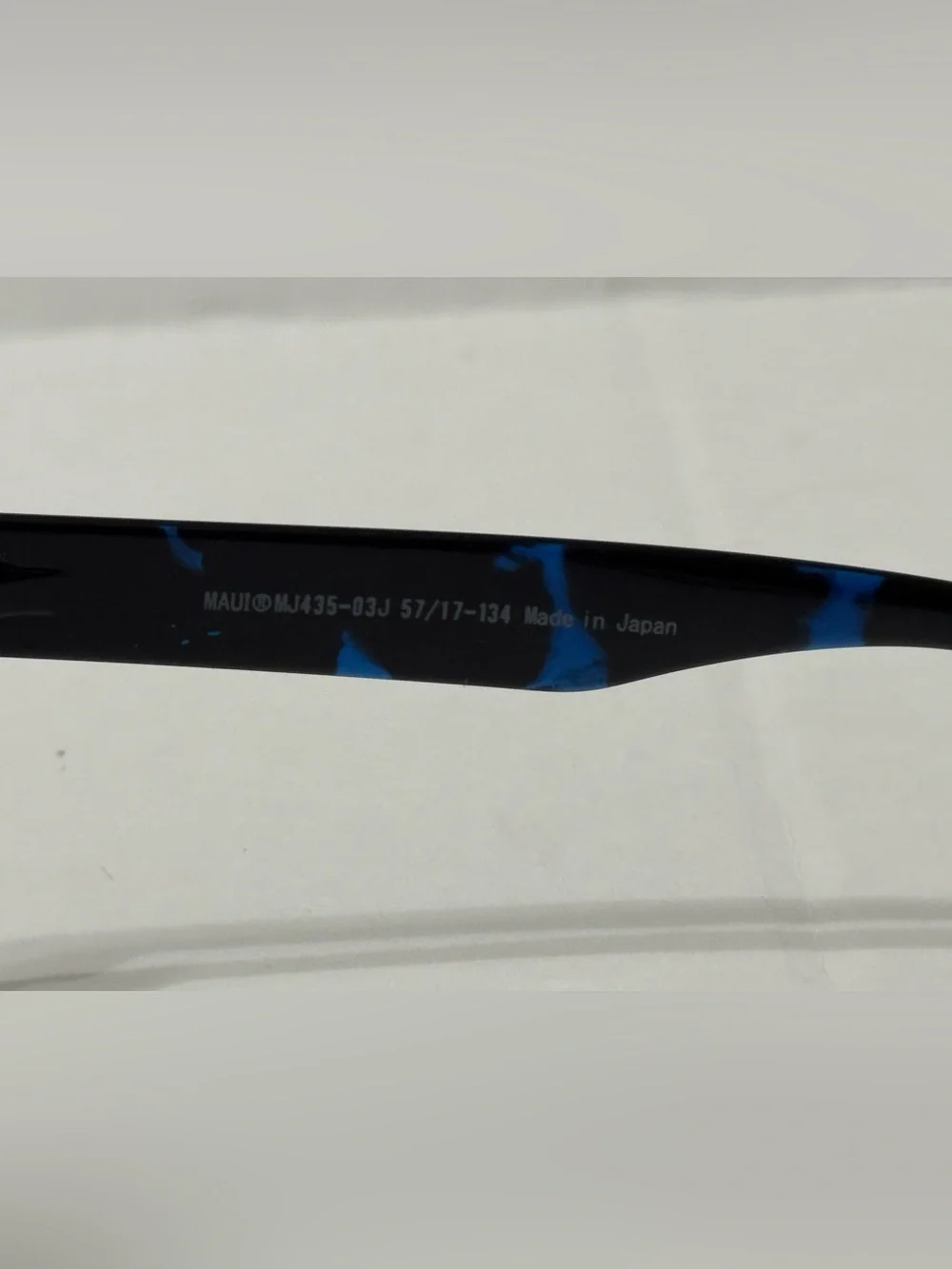 Maui Jim Road Trip MJ435-03J Polarized Sunglasses Black Blue 57-17-134